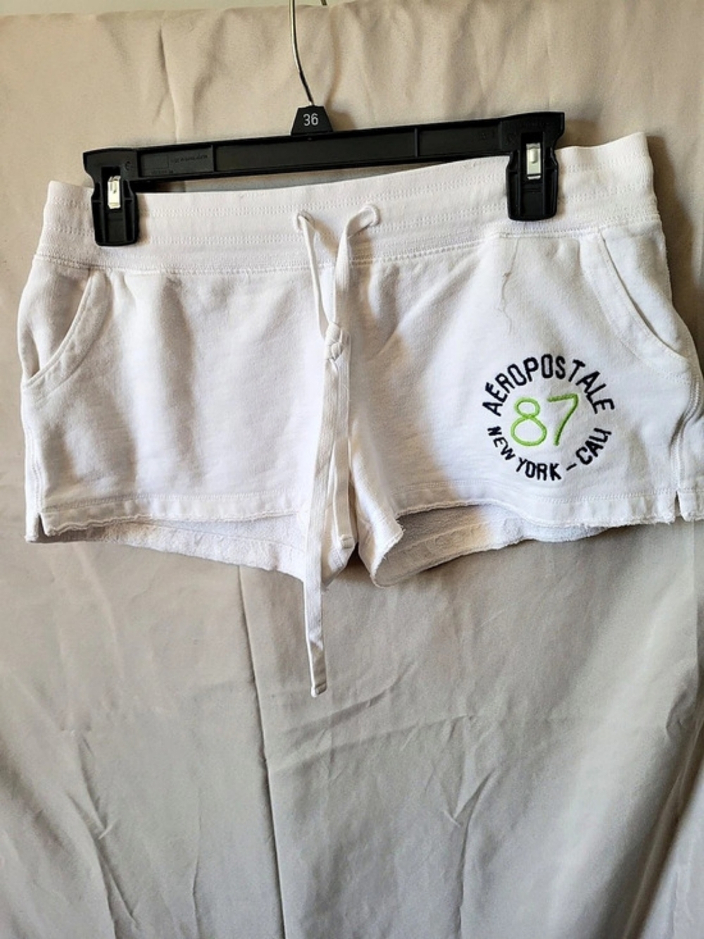 Aeropostale Y2k White Shorts Size Medium